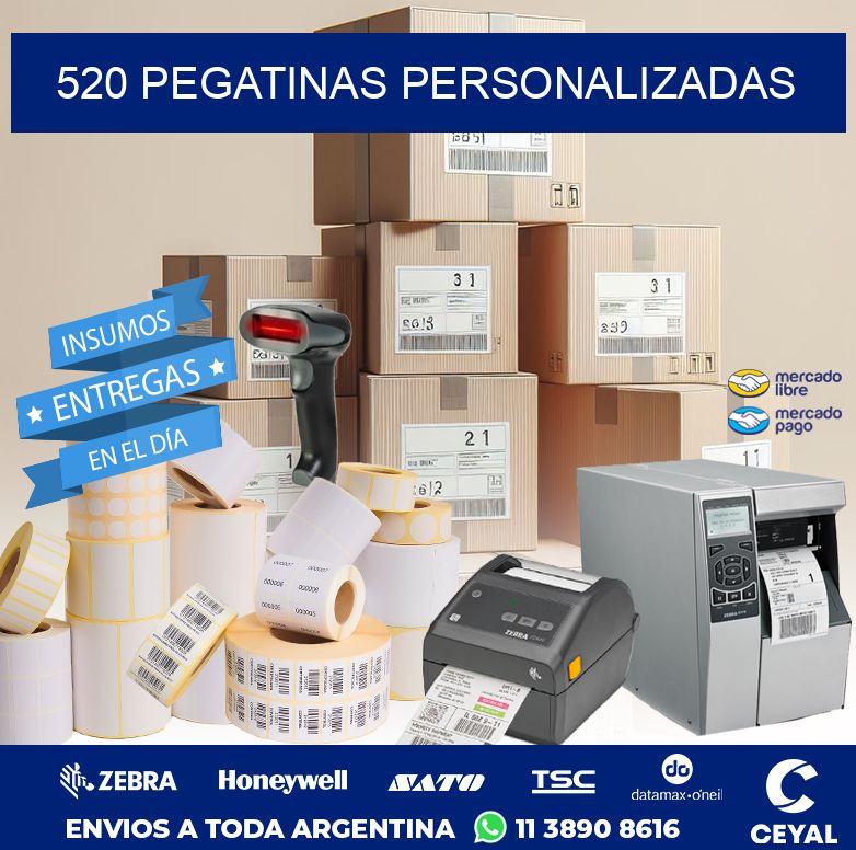 520 PEGATINAS PERSONALIZADAS