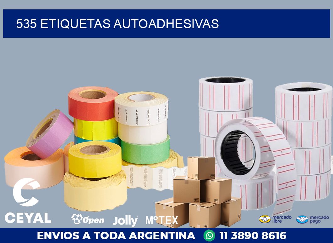 535 ETIQUETAS AUTOADHESIVAS