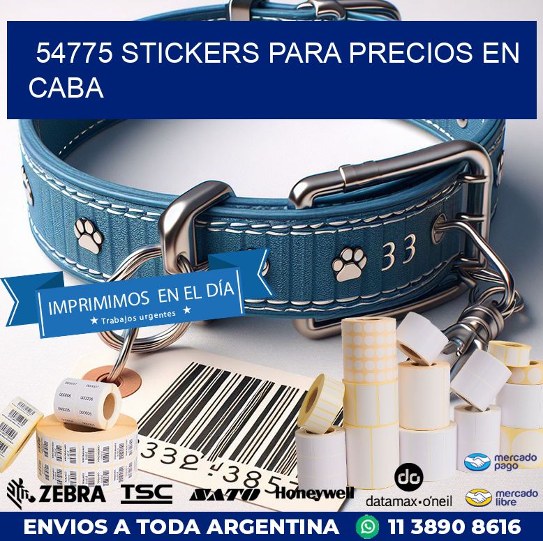 54775 STICKERS PARA PRECIOS EN CABA