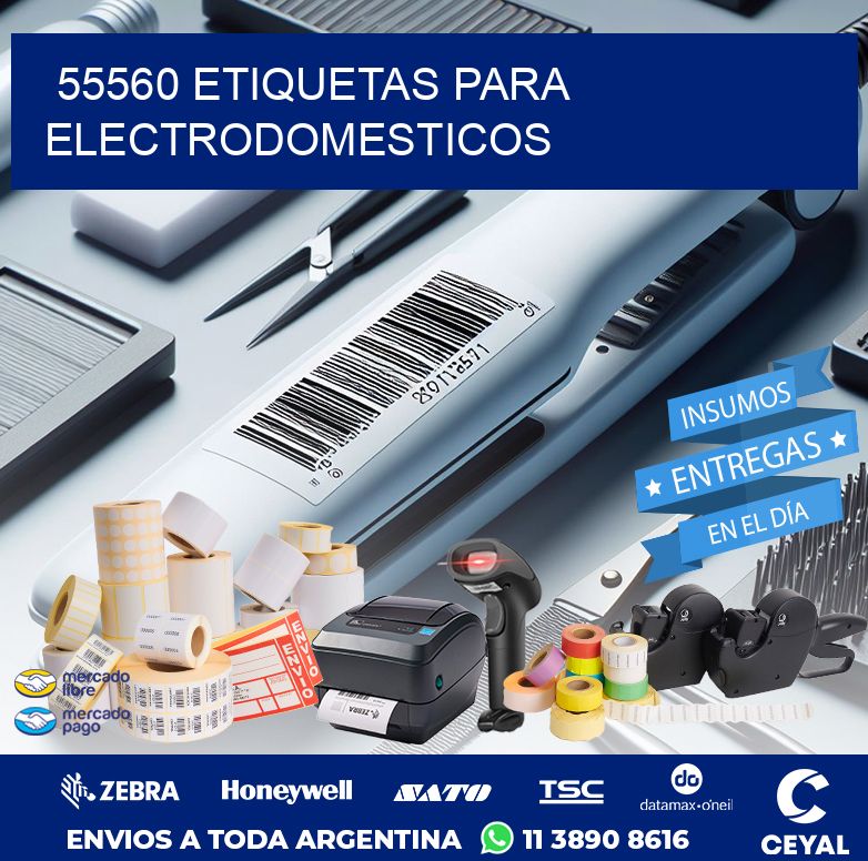 55560 ETIQUETAS PARA ELECTRODOMESTICOS
