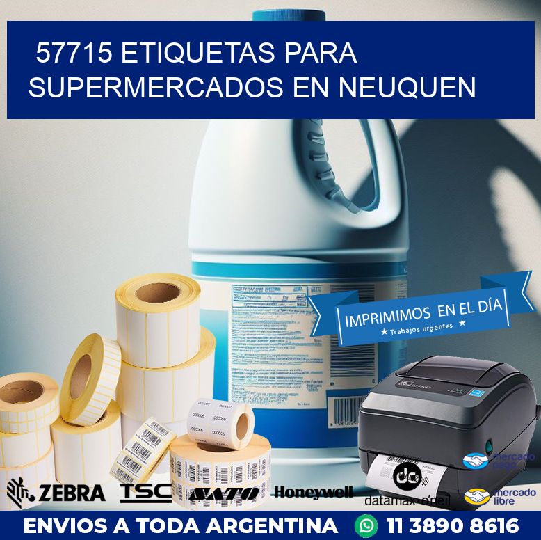 57715 ETIQUETAS PARA SUPERMERCADOS EN NEUQUEN
