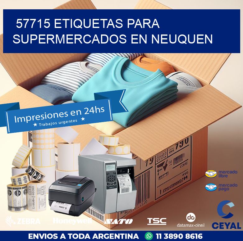 57715 ETIQUETAS PARA SUPERMERCADOS EN NEUQUEN