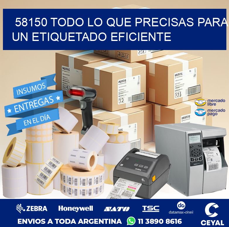 58150 TODO LO QUE PRECISAS PARA UN ETIQUETADO EFICIENTE