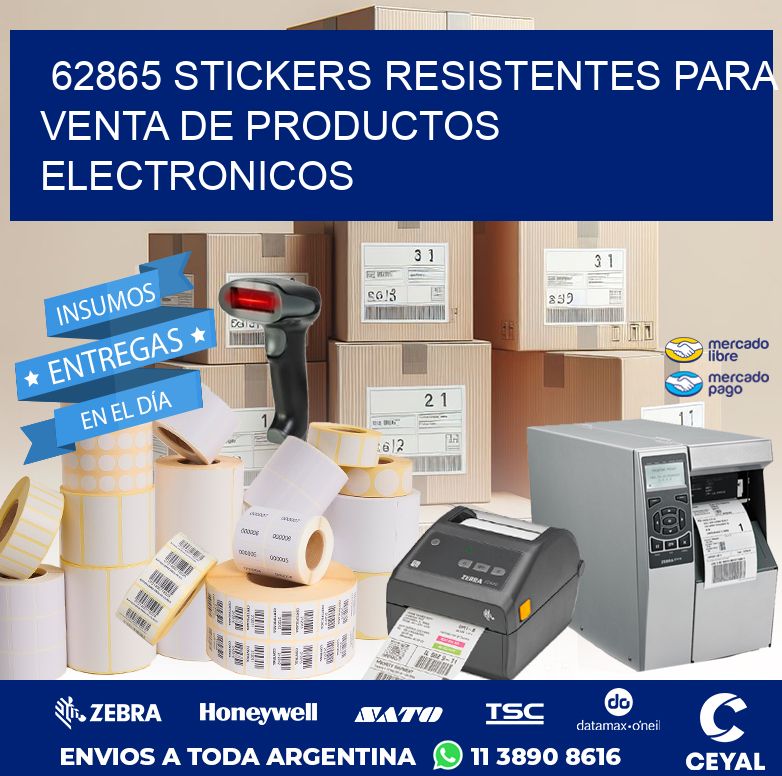 62865 STICKERS RESISTENTES PARA VENTA DE PRODUCTOS ELECTRONICOS