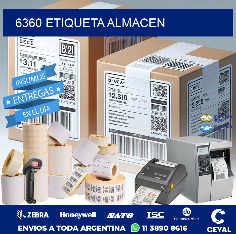 6360 ETIQUETA ALMACEN