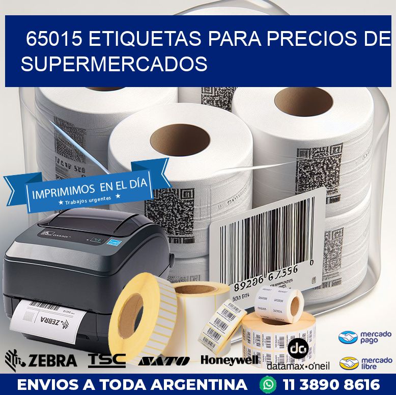 65015 ETIQUETAS PARA PRECIOS DE SUPERMERCADOS