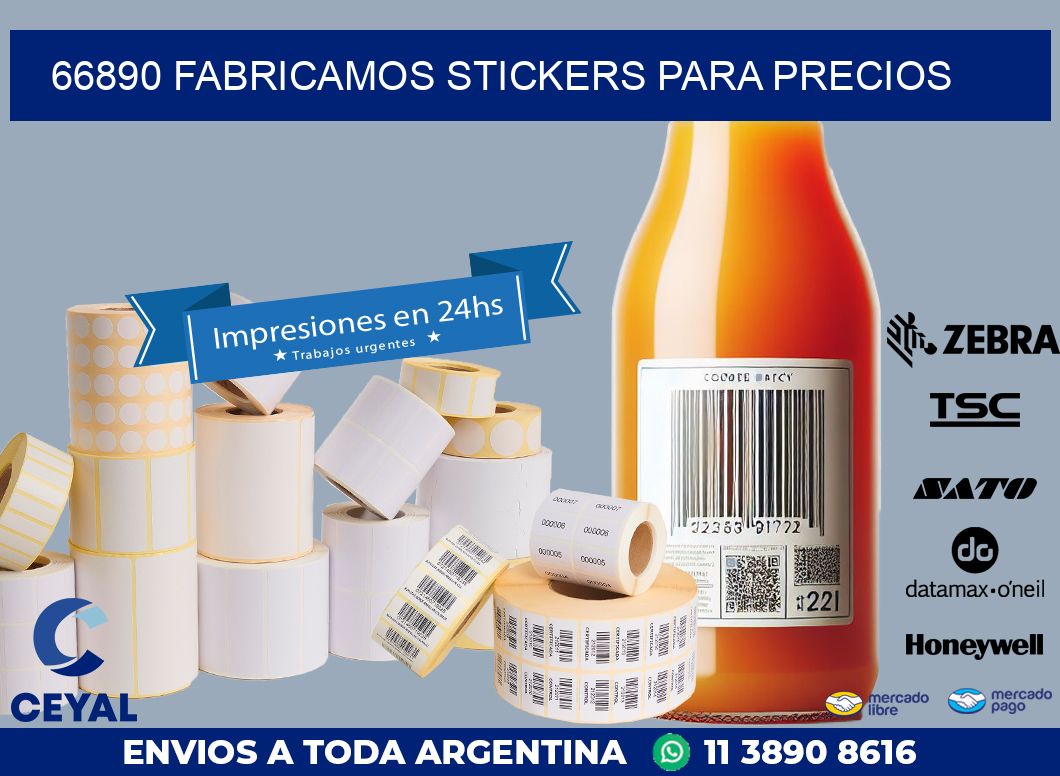 66890 FABRICAMOS STICKERS PARA PRECIOS