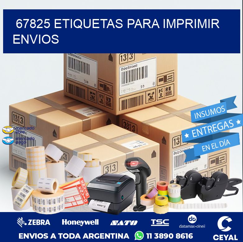67825 ETIQUETAS PARA IMPRIMIR ENVIOS