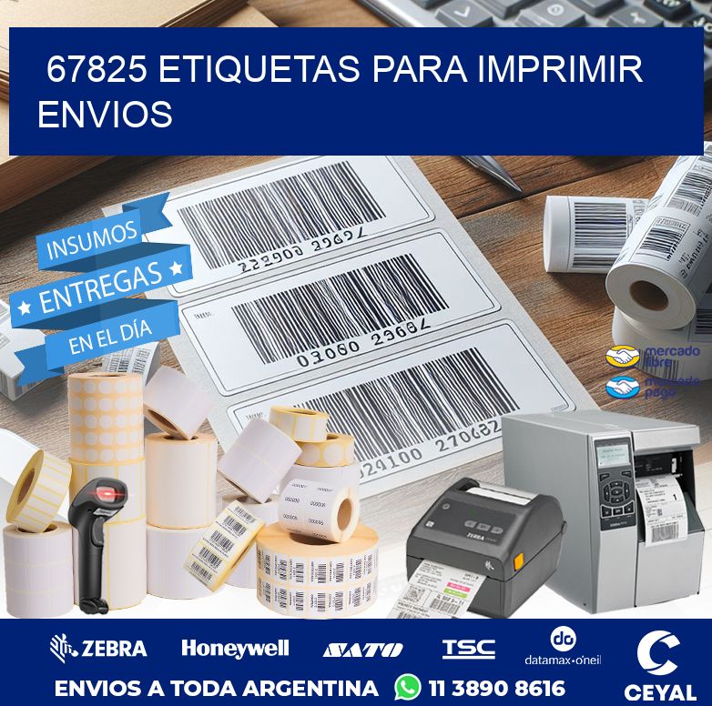 67825 ETIQUETAS PARA IMPRIMIR ENVIOS