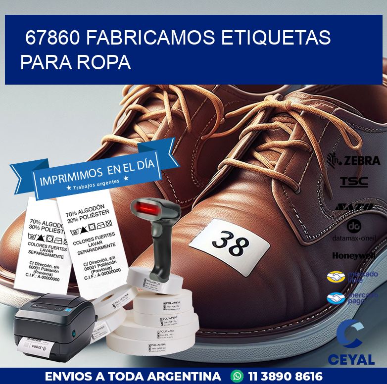 67860 FABRICAMOS ETIQUETAS PARA ROPA