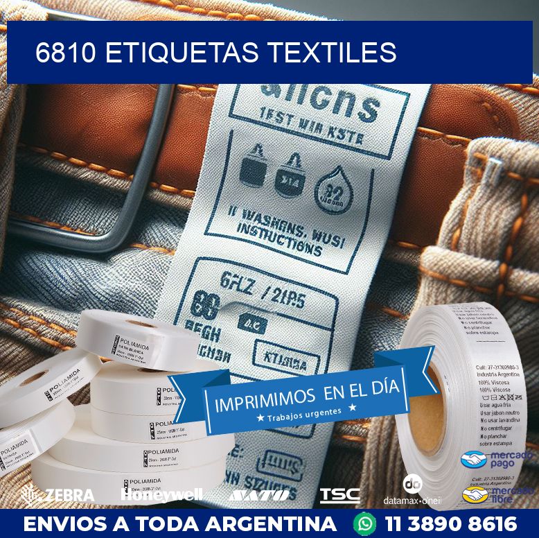 6810 ETIQUETAS TEXTILES