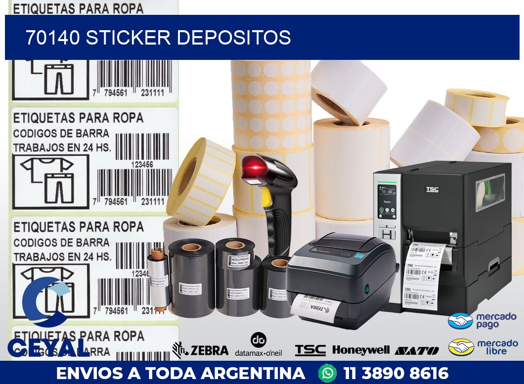 70140 STICKER DEPOSITOS