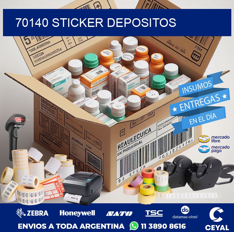 70140 STICKER DEPOSITOS