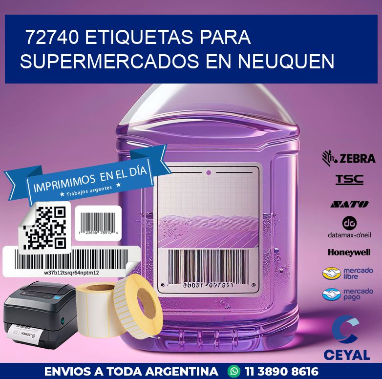 72740 ETIQUETAS PARA SUPERMERCADOS EN NEUQUEN