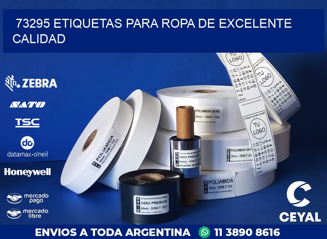 73295 ETIQUETAS PARA ROPA DE EXCELENTE CALIDAD