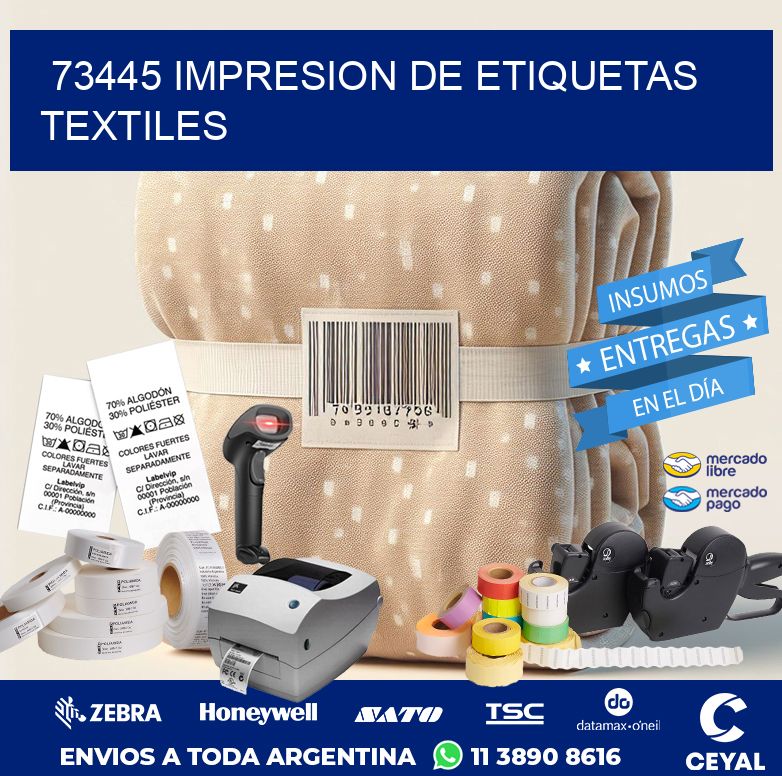 73445 IMPRESION DE ETIQUETAS TEXTILES