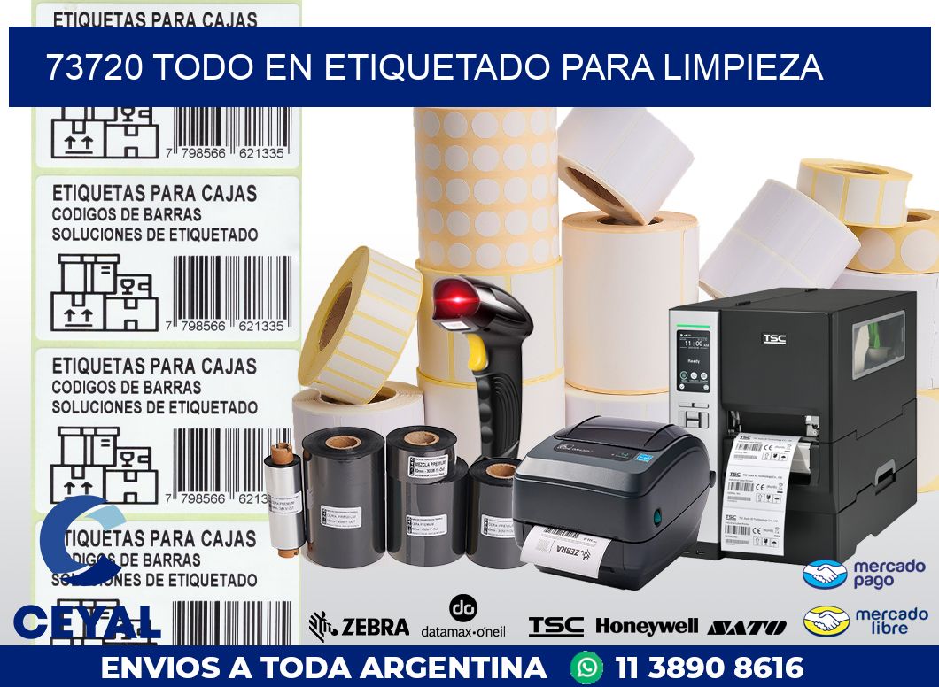 73720 TODO EN ETIQUETADO PARA LIMPIEZA