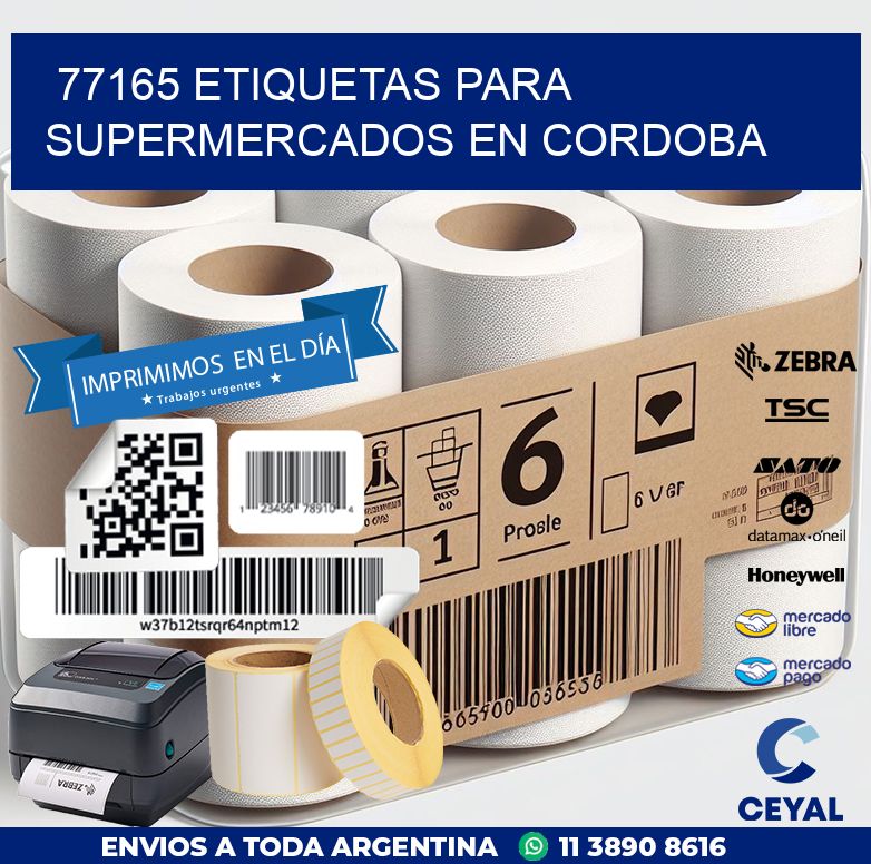 77165 ETIQUETAS PARA SUPERMERCADOS EN CORDOBA