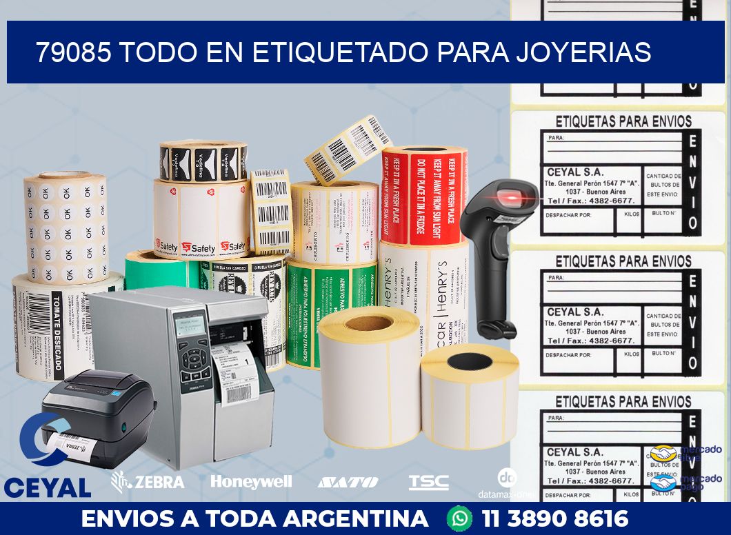 79085 TODO EN ETIQUETADO PARA JOYERIAS