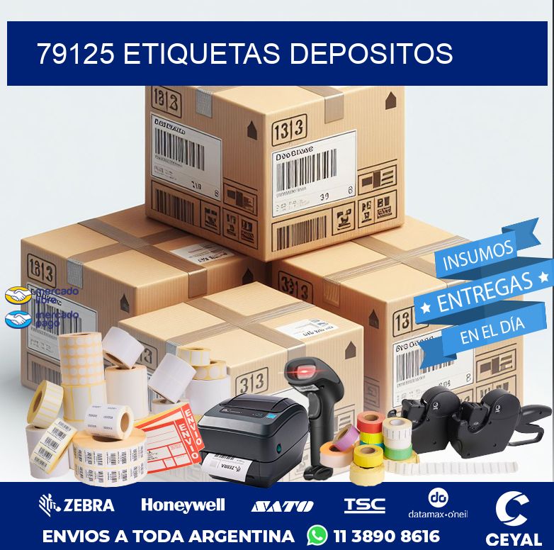 79125 ETIQUETAS DEPOSITOS