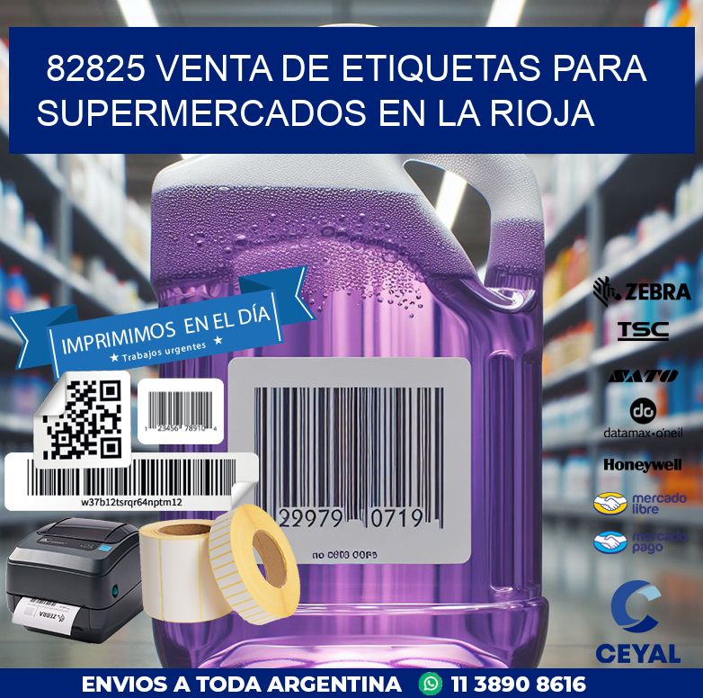 82825 VENTA DE ETIQUETAS PARA SUPERMERCADOS EN LA RIOJA