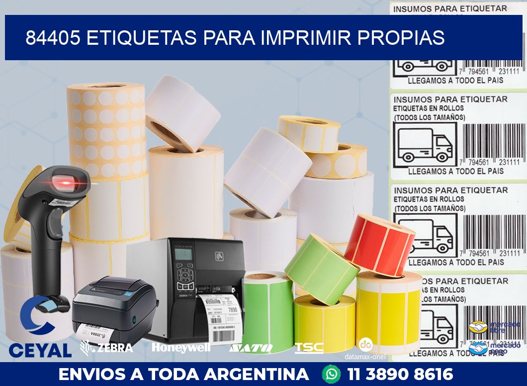 84405 ETIQUETAS PARA IMPRIMIR PROPIAS