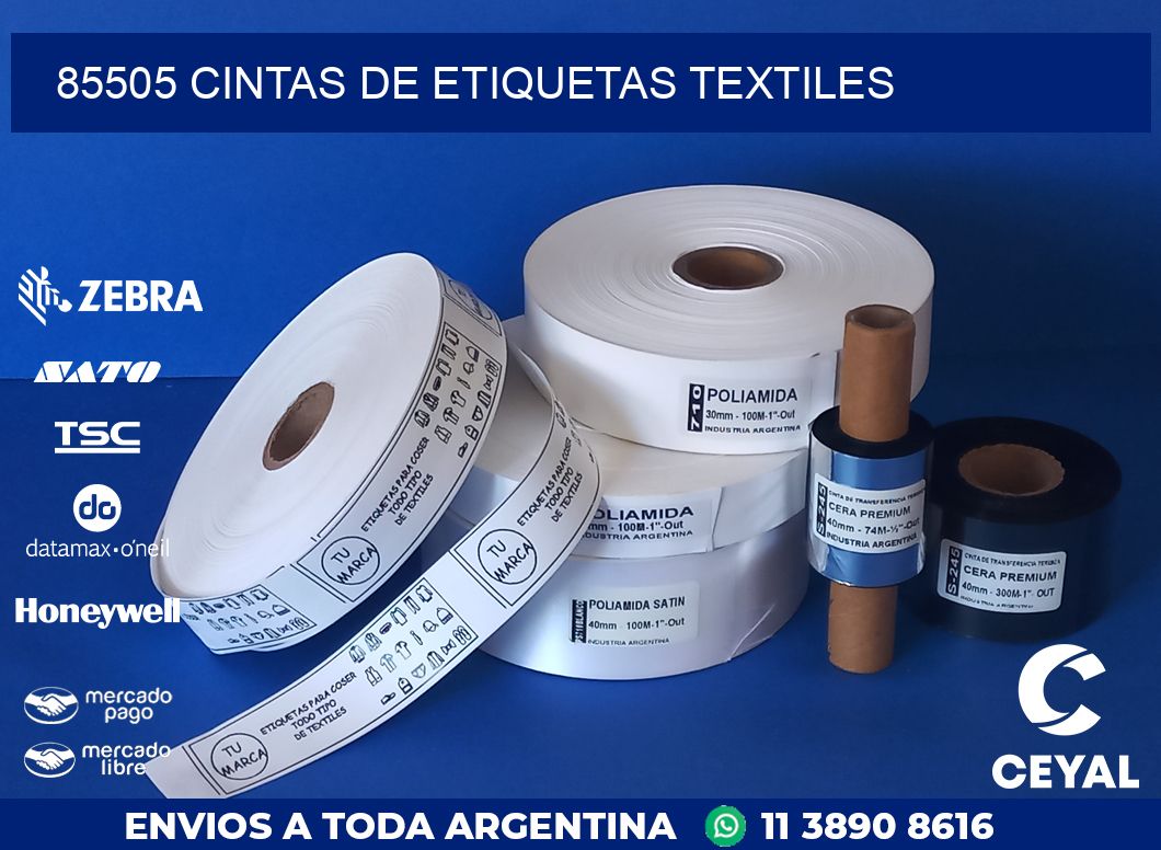 85505 CINTAS DE ETIQUETAS TEXTILES
