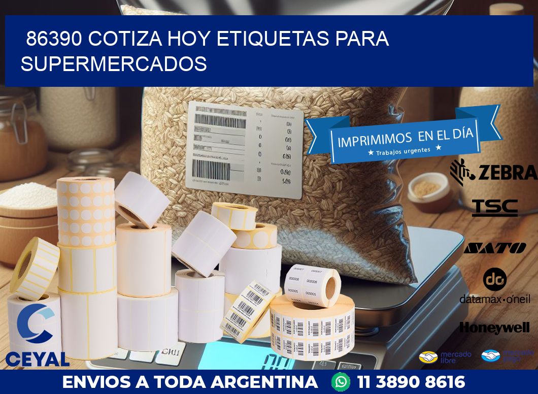 86390 COTIZA HOY ETIQUETAS PARA SUPERMERCADOS
