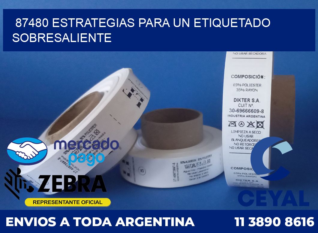 87480 ESTRATEGIAS PARA UN ETIQUETADO SOBRESALIENTE