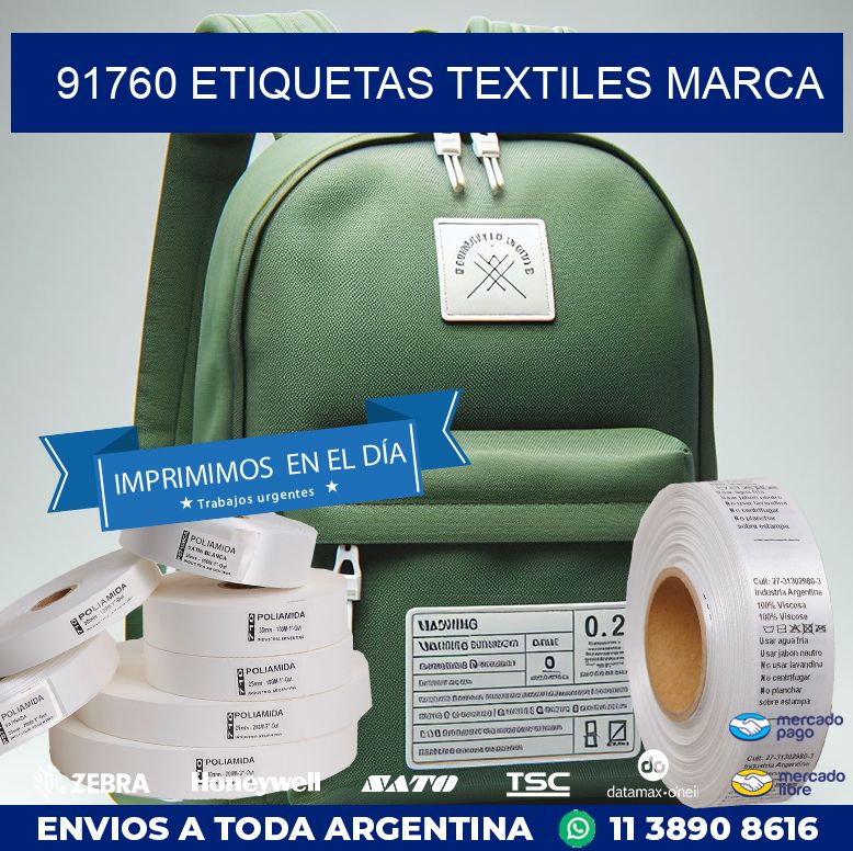 91760 ETIQUETAS TEXTILES MARCA