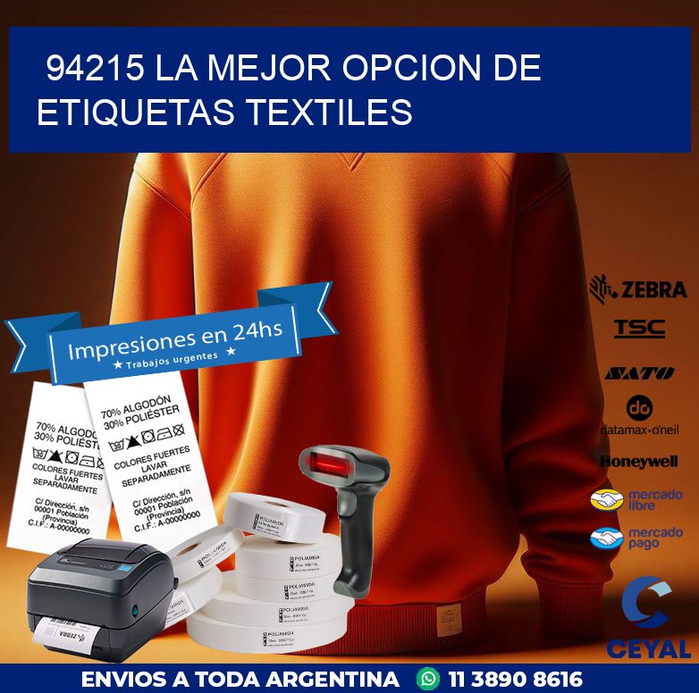94215 LA MEJOR OPCION DE ETIQUETAS TEXTILES