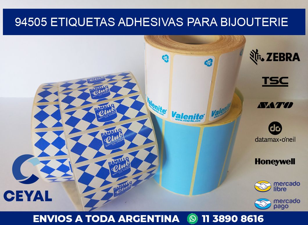 94505 ETIQUETAS ADHESIVAS PARA BIJOUTERIE