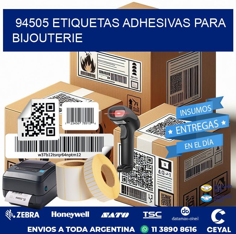 94505 ETIQUETAS ADHESIVAS PARA BIJOUTERIE