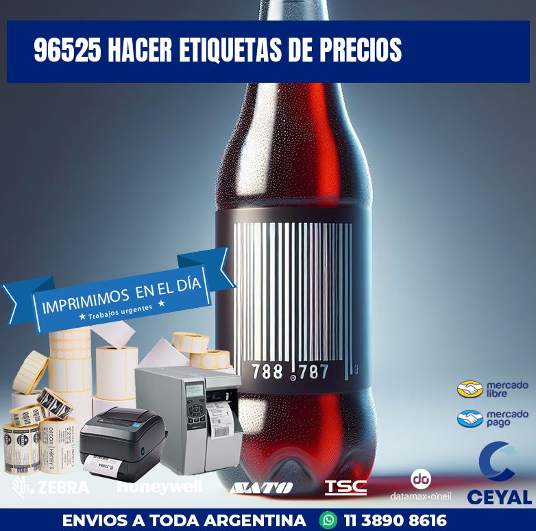 96525 HACER ETIQUETAS DE PRECIOS