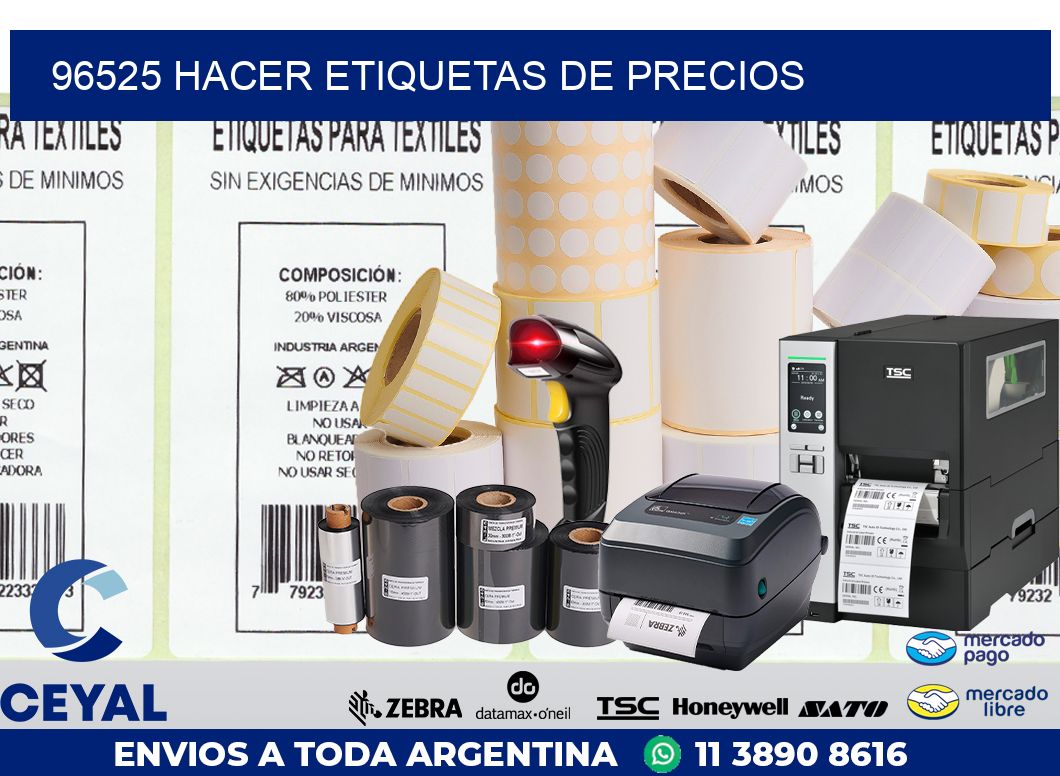 96525 HACER ETIQUETAS DE PRECIOS