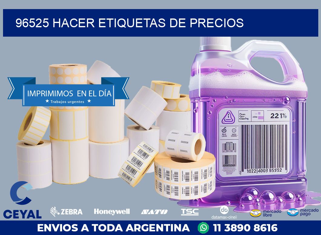 96525 HACER ETIQUETAS DE PRECIOS