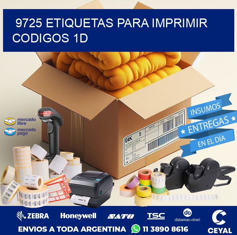 9725 ETIQUETAS PARA IMPRIMIR CODIGOS 1D