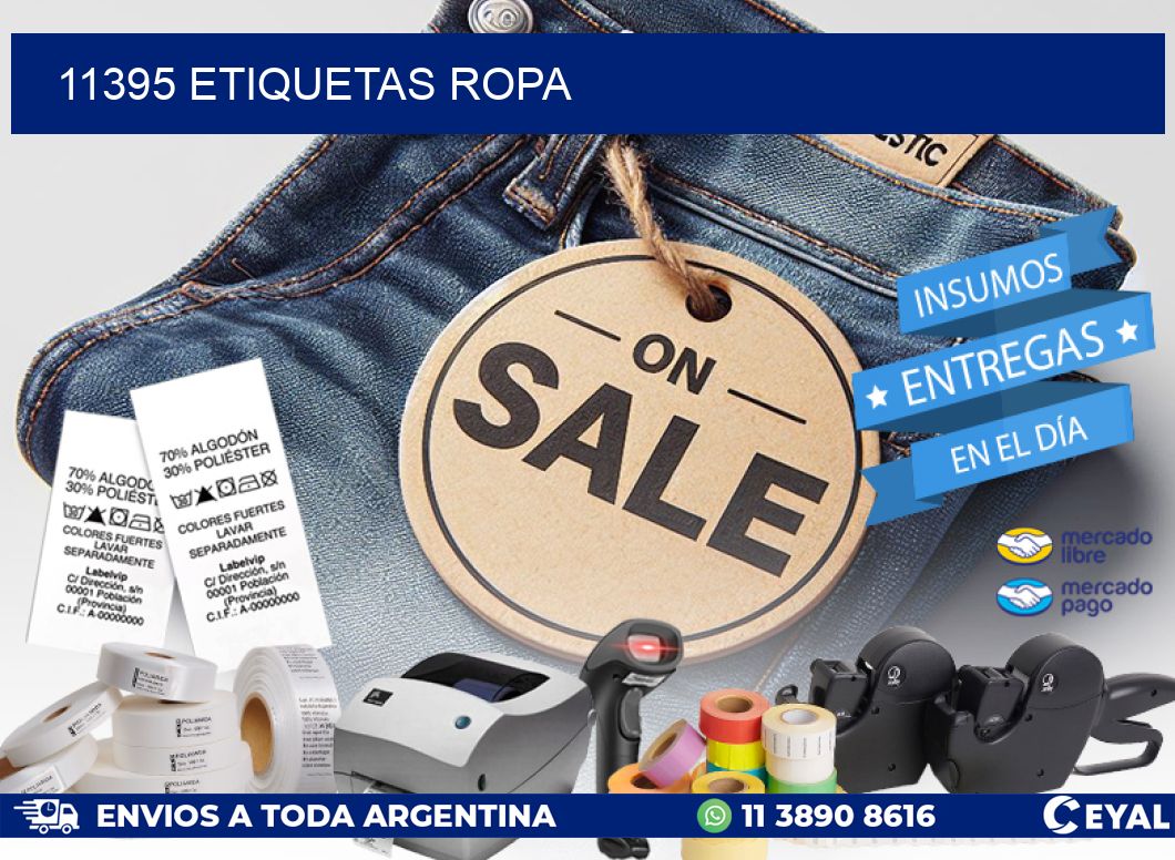 11395 ETIQUETAS ROPA