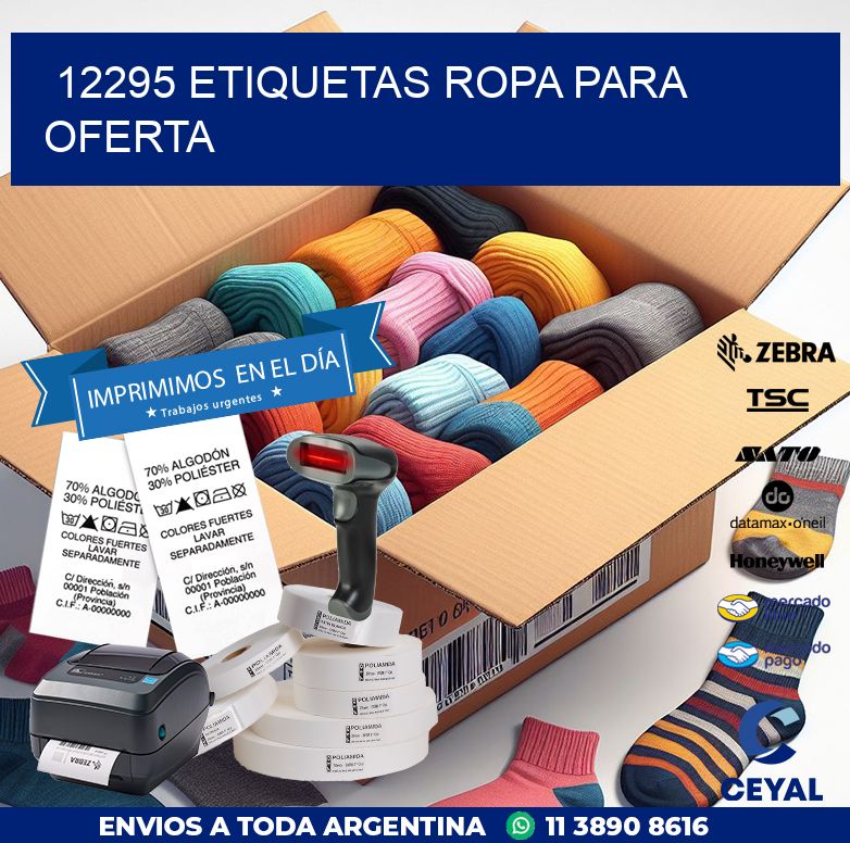 12295 ETIQUETAS ROPA PARA OFERTA