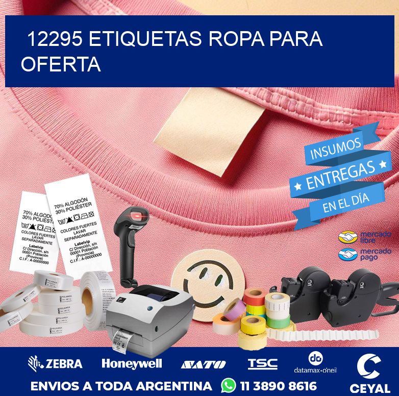 12295 ETIQUETAS ROPA PARA OFERTA