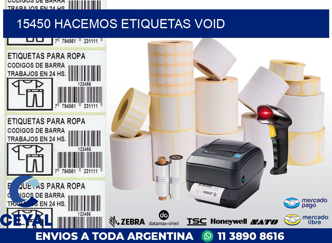 15450 HACEMOS ETIQUETAS VOID