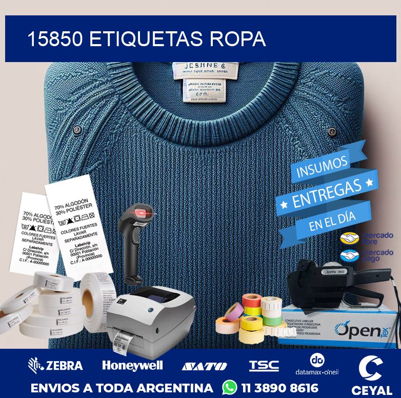15850 ETIQUETAS ROPA