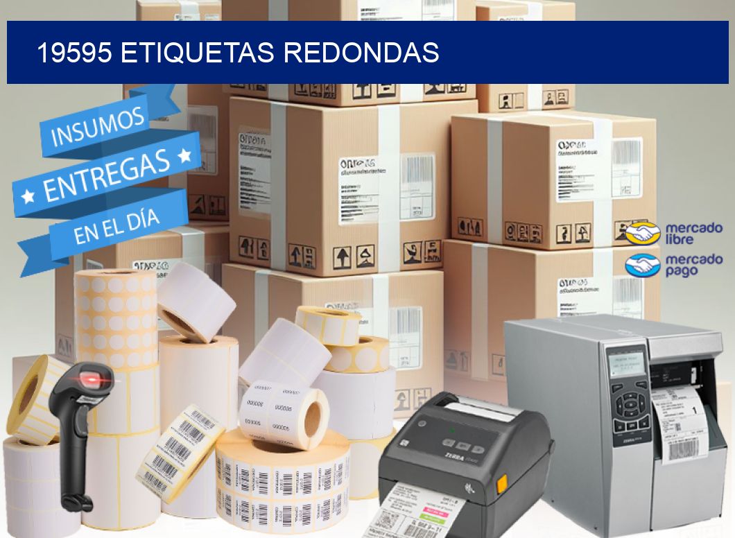 19595 ETIQUETAS REDONDAS