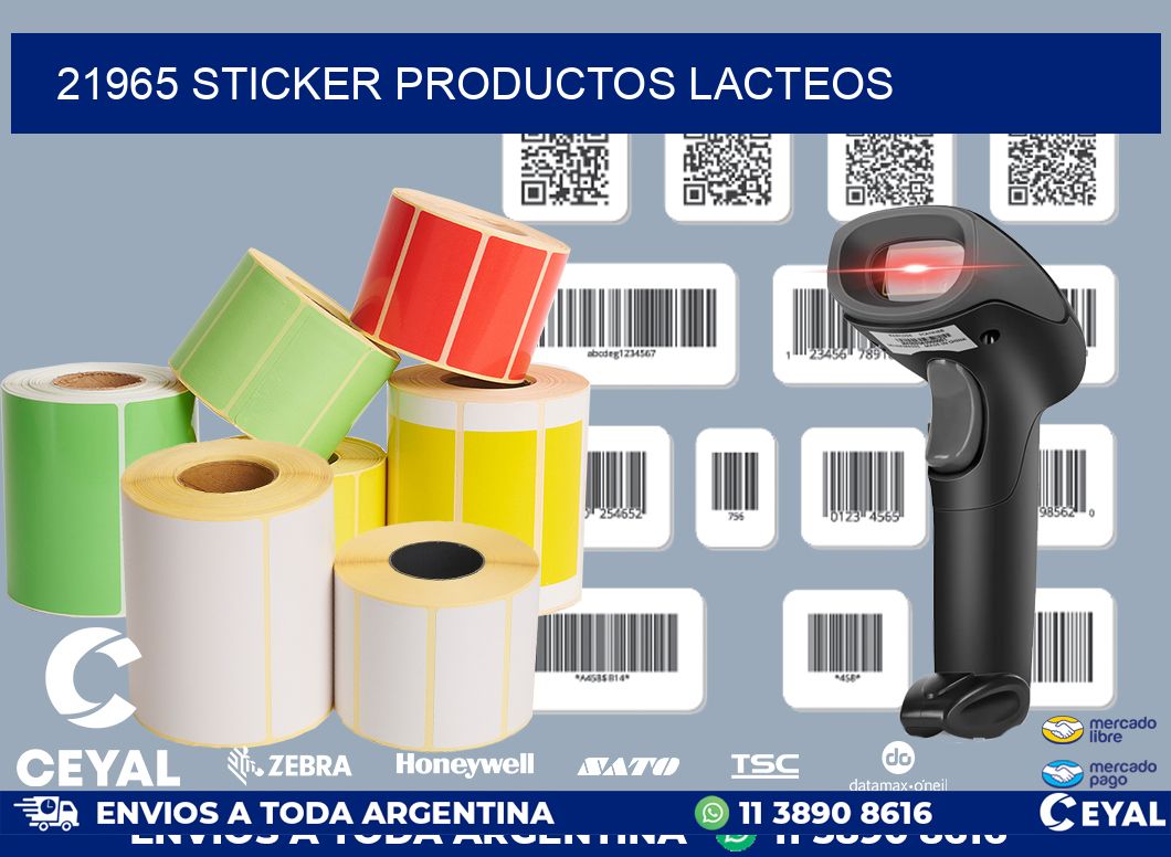 21965 STICKER PRODUCTOS LACTEOS
