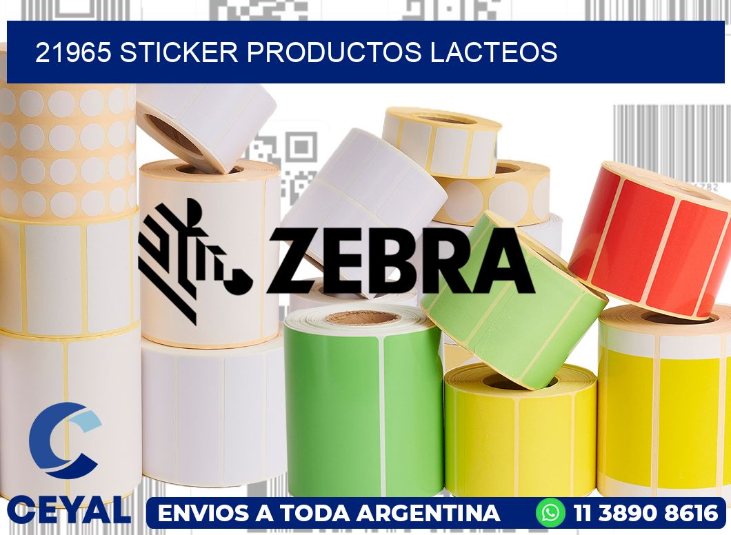 21965 STICKER PRODUCTOS LACTEOS