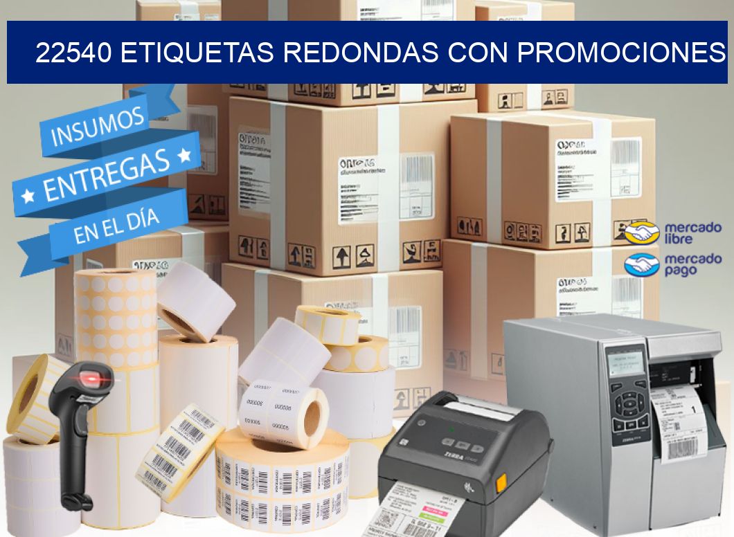 22540 ETIQUETAS REDONDAS CON PROMOCIONES