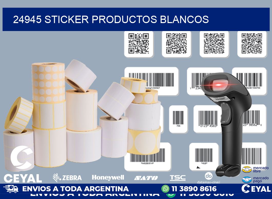 24945 STICKER PRODUCTOS BLANCOS