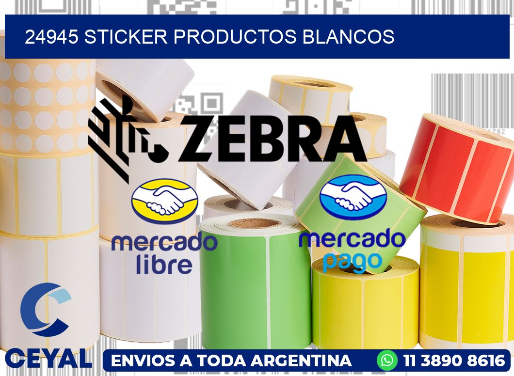 24945 STICKER PRODUCTOS BLANCOS