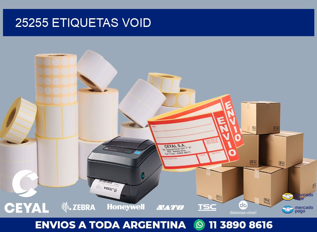 25255 ETIQUETAS VOID