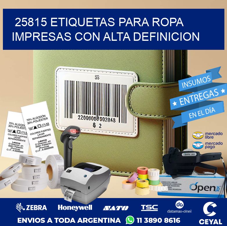 25815 ETIQUETAS PARA ROPA IMPRESAS CON ALTA DEFINICION